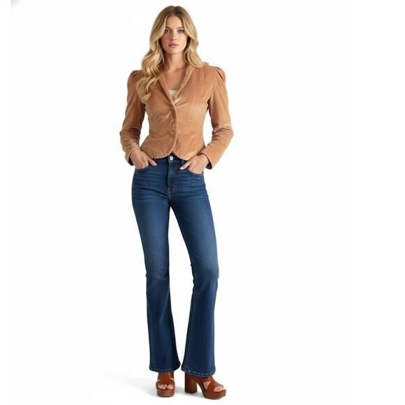 Vintage 1970s Patty Woodward Velvet Blazer Jacket Small - Picture 9 of 11